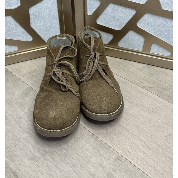 J CREW CREWCUTS Calvert BIG BOYS SUEDE LEATHER DRESS BOOTS SHOES KIDS k 6 - Picture 2 of 6